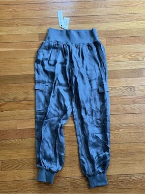 Cinq a Sept 5a7 Giles Satin Cargo Jogger Pant